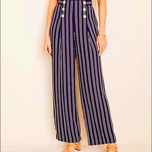 ANN TAYLOR The Petite Sailor Pant In Night Sky